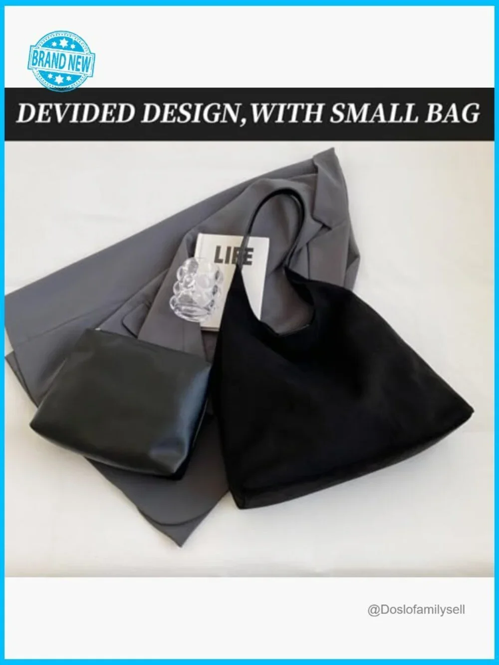 Faux Suede Tote Bag Retro Slouchy Hobo Handbag Shoulder Bag New